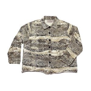 Leopard Trucker Jacket